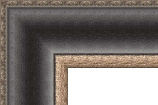 Picture Frame 30X30(24X24) Wood Black 1 – Art Gala Inc